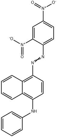 4-[(2,4-dinitrophenyl)azo]-N-phenylnaphthalen-1-amine 结构式