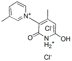 1',2'-dihydro-6'-hydroxy-3,4'-dimethyl-2'-oxo-1,3'-bipyridinium chloride Structure