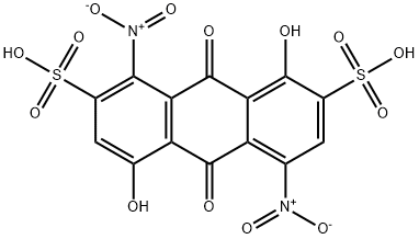 79817-72-4 9,10-dihydro-1,5-dihydroxy-4,8-dinitro-9,10-dioxoanthracene-2,7-disulphonic acid