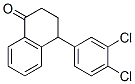 4-(3,4-Dichlorophenyl)-3,4-dihydro-1(2H)-naphthalenone  Struktur