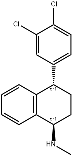 RAC-TRANS-セルトラリン 化学構造式