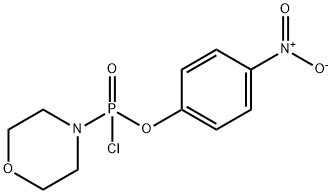 4-硝基苯基-4-吗啉基氯膦酸, 79838-05-4, 结构式