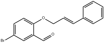 5-BROMO-2-{[(2E)-3-PHENYLPROP-2-ENYL]OXY}BENZALDEHYDE Structure