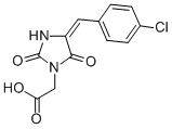 79851-73-3 1-IMIDAZOLIDINEACETIC ACID, 4-((4-CHLOROPHENYL)METHYLENE)-2,5-DIOXO-