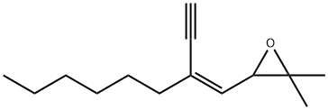 Oxirane, 3-[(1Z)-2-ethynyl-1-octenyl]-2,2-dimethyl- (9CI),798553-70-5,结构式