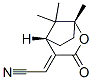 Acetonitrile, [(1R,5S)-1,8,8-trimethyl-3-oxo-2-oxabicyclo[3.2.1]oct-4-ylidene]-, (2E)- (9CI),798554-33-3,结构式