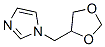 1H-Imidazole,  1-(1,3-dioxolan-4-ylmethyl)- Structure