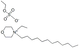 4-dodecyl-4-ethylmorpholinium ethyl sulphate|4-乙基-4-十二烷基吗啉翁乙基硫酸盐