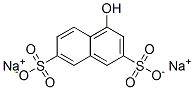 1-Naphthol-3,6-disulfonic acid, sodium salt 结构式