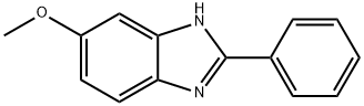 1H-BENZIMIDAZOLE, 6-METHOXY-2-PHENYL- 结构式