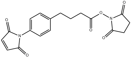 4-(4-马来酰亚胺基苯基)丁酸琥珀酰亚胺酯, 79886-55-8, 结构式