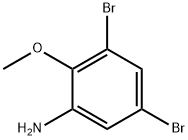 3,5-二溴鄰甲氧苯胺, 79893-40-6, 结构式