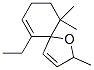 6-ethyl-2,10,10-trimethyl-1-oxaspiro[4.5]deca-3,6-diene Struktur