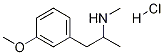 3-Methoxy MethaMphetaMine Hydrochloride,79896-22-3,结构式