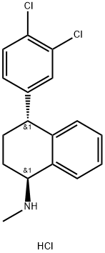 (1S,4R) Sertraline Hydrochloride 化学構造式