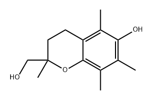 2-(羟甲基)-2,5,7,8-四甲基苯并二氢吡喃-6-醇 结构式