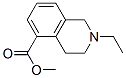 5-Isoquinolinecarboxylicacid,2-ethyl-1,2,3,4-tetrahydro-,methylester(8CI,9CI) Structure