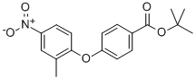 TERT-BUTYL 4-(2-METHYL-4-NITROPHENOXY)BENZOATE 结构式