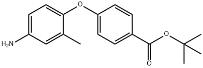 TERT-BUTYL 4-(4-AMINO-2-METHYLPHENOXY)BENZOATE 结构式