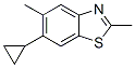 Benzothiazole, 6-cyclopropyl-2,5-dimethyl- (9CI) Structure