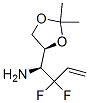 1,3-Dioxolane-4-methanamine,alpha-(1,1-difluoro-2-propenyl)-2,2-dimethyl-,(alphaS,4S)-(9CI),799257-15-1,结构式
