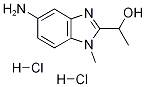 1-(5-amino-1-methyl-1H-benzimidazol-2-yl)ethanol(SALTDATA: 2HCl) Structure