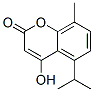 2H-1-Benzopyran-2-one, 4-hydroxy-8-methyl-5-(1-methylethyl)- (9CI),799262-08-1,结构式