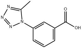 Benzoic acid, 3-(5-methyl-1H-tetrazol-1-yl)- (9CI)|3-(5-甲基-四唑-1-基)-苯甲酸