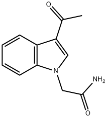 2-(3-乙酰基-1H-吲哚-1-基)乙酰胺, 799264-84-9, 结构式