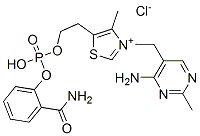 2-carbamoylphenyl thiamine monophosphate Structure