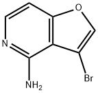 3 - 溴呋喃并[3,2-C]吡啶-4 - 胺, 799293-73-5, 结构式