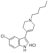 1H-인돌,5-클로로-3-(1-펜틸-1,2,3,6-테트라히드로-4-피리디닐)-,모노염산염