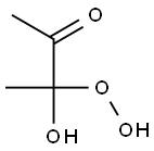 2-Butanone, 3-hydroperoxy-3-hydroxy- (9CI) 化学構造式