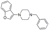 1-(3-benzofuryl)-4-benzylpiperazine Structure