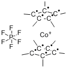 二(五甲基环戊二烯基)六氟磷酸钴(III), 79973-42-5, 结构式