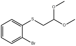 (2-溴苯基)(2,2-二甲氧基乙基)硫烷, 799766-06-6, 结构式