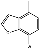 7-溴-4-甲基-苯并呋喃, 799766-13-5, 结构式