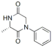 2,5-Piperazinedione,3-methyl-1-phenyl-,(3S)-(9CI),799783-01-0,结构式