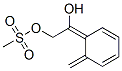 1,2-Ethanediol,1-(6-methylene-2,4-cyclohexadien-1-ylidene)-,2-methanesulfonate(9CI) Structure