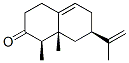 2(1H)-Naphthalenone,3,4,6,7,8,8a-hexahydro-1,8a-dimethyl-7-(1-methylethenyl)-,(1R,7R,8aR)-(9CI) 结构式