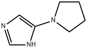 1H-Imidazole,  4-(1-pyrrolidinyl)-  (9CI) Structure