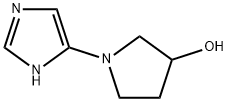 3-Pyrrolidinol,  1-(1H-imidazol-4-yl)-  (9CI) Struktur