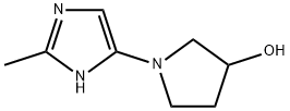 3-Pyrrolidinol,  1-(2-methyl-1H-imidazol-4-yl)-  (9CI) 结构式