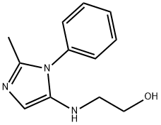 Ethanol, 2-[(2-methyl-1-phenyl-1H-imidazol-5-yl)amino]- (9CI) Struktur