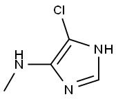 1H-Imidazol-4-amine,  5-chloro-N-methyl-,799814-50-9,结构式