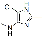 1H-Imidazol-4-amine,  5-chloro-N,2-dimethyl- Structure