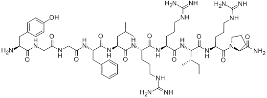 DYNORPHIN A (1-10) AMIDE, 79985-49-2, 结构式