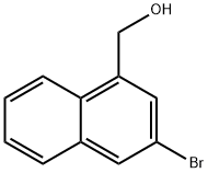 (3-BROMO-1-NAPHTHYL)METHANOL 化学構造式