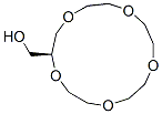 (S)-1,4,7,10,13-pentaoxacyclopentadecane-2-methanol Struktur