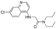 2-[(7-chloroquinolin-4-yl)amino]-N,N-dipropyl-acetamide Structure